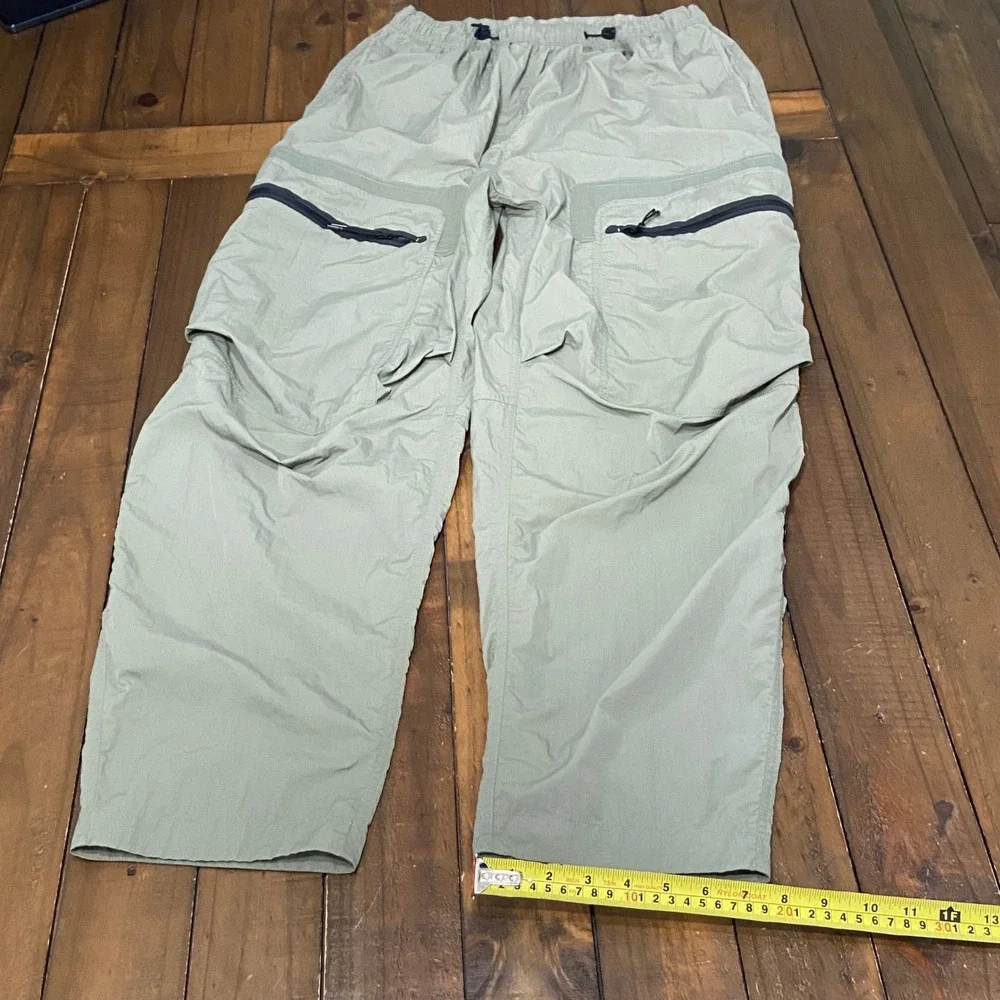 Nike Cargo Utility Pants Mens Large Sage Green Nylon Gorpcore Techwear Trousers
